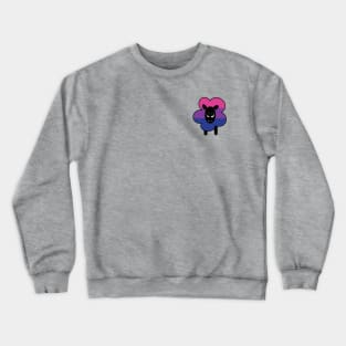 Proud Bi Rainbow Sheep Crewneck Sweatshirt